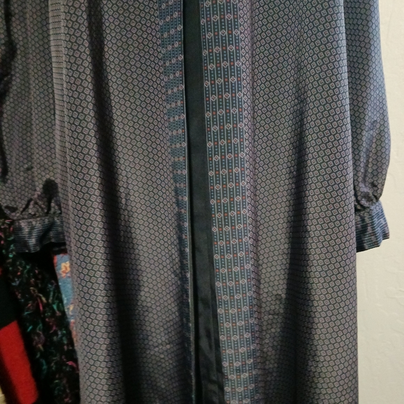 Vintage long sleeve dress vintage size 16 - Picture 6 of 8